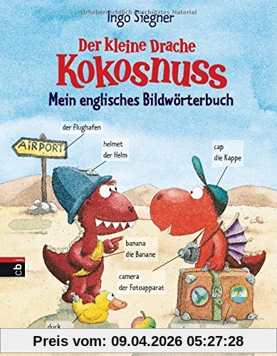 Der kleine Drache Kokosnuss - Mein englisches Bildwörterbuch