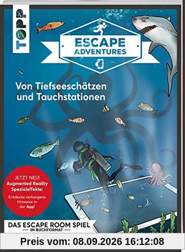 Escape Adventures AR – Augmented Reality. Von Tiefseeschätzen und Tauchstationen: Das ultimative Escape-Room-Erlebnis mit spannenden ... Schwer. 120 Minuten Spielzeit