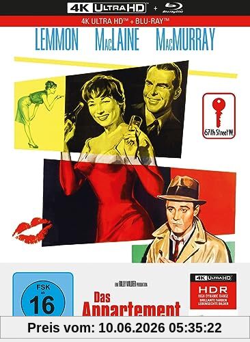 Das Appartement - 2-Disc Limited Collector's Edition im Mediabook (4K Ultra HD + Blu-ray)