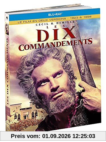 Les 10 commandements (1923) + les 10 commandements (1956) [Blu-ray] [FR Import]