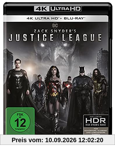 Zack Snyder's Justice League (4K Ultra HD) [Blu-ray]
