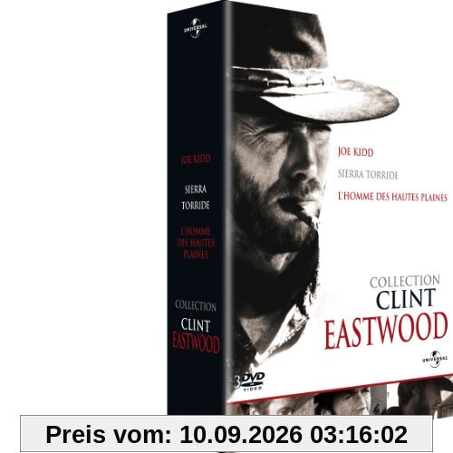 Coffret clint eastwood : joe kidd ; sierra torride ; l'homme des hautes plaines [FR Import]