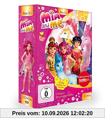 Mia and me - Staffelbox 2.1 - Staffel 2, Folge 1-13 [3 DVDs]