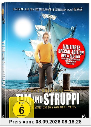 Tim und Struppi - Das Original - Das Geheimnis um das goldene Vlies (Lim. DVD + Blu-ray Mediabook Edition mit Film-Comic Booklet)