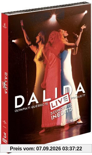 DALIDA Concerts(Olympia'71/Quebec'75/Prague'77)3-DVD