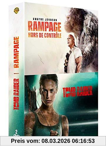 Roar Uthaug Coffret 2 Films , Rampage ; Tomb Raider [Fr Import]