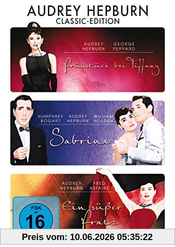 Audrey Hepburn : Frühstück bei Tiffany - Sabrina - Ein süßer Fratz - 3DVD Box