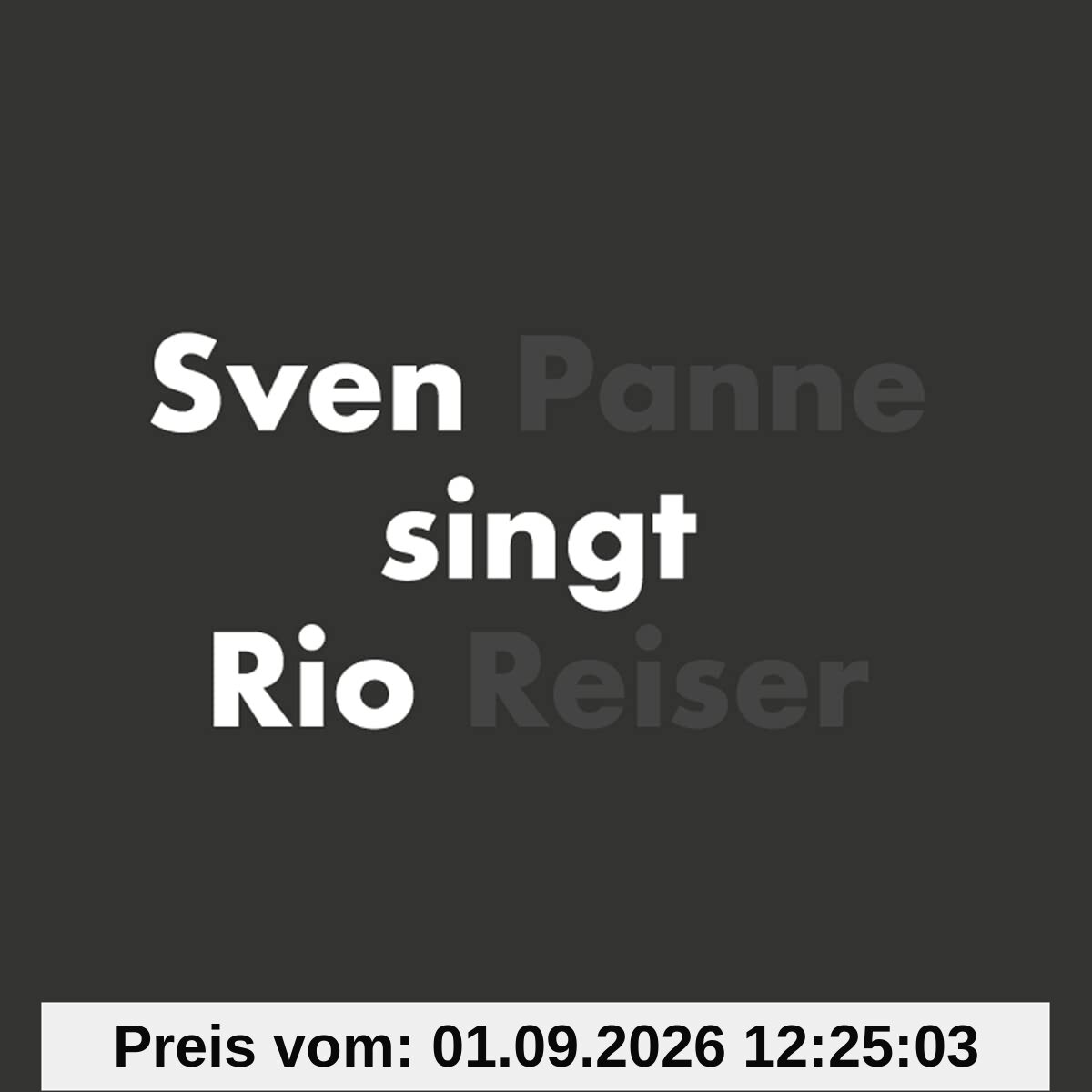 Sven Panne Singt Rio Reiser