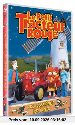 Le Petit tracteur rouge - Les lumières de Noël