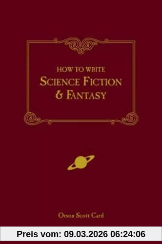 Card, Orson Scott How To Write Science Fiction And Fantasy