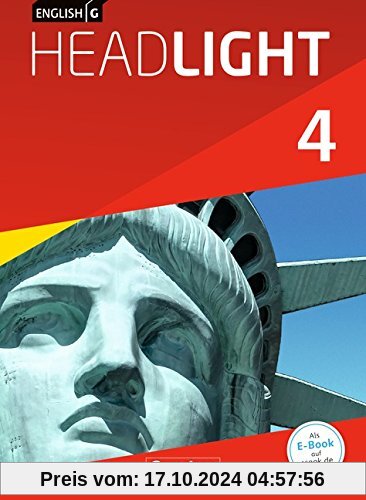 English G Headlight - Allgemeine Ausgabe: Band 4: 8. Schuljahr - Schülerbuch: Kartoniert