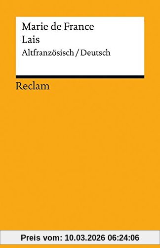 Marie De France Lais, Altfranzösisch/Deutsch (Reclams Universal-Bibliothek)