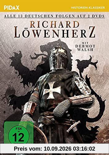 Richard Löwenherz / Alle 13 deutsch synchronisierten Folgen der Kult-Serie (Pidax Historien-Klassiker)