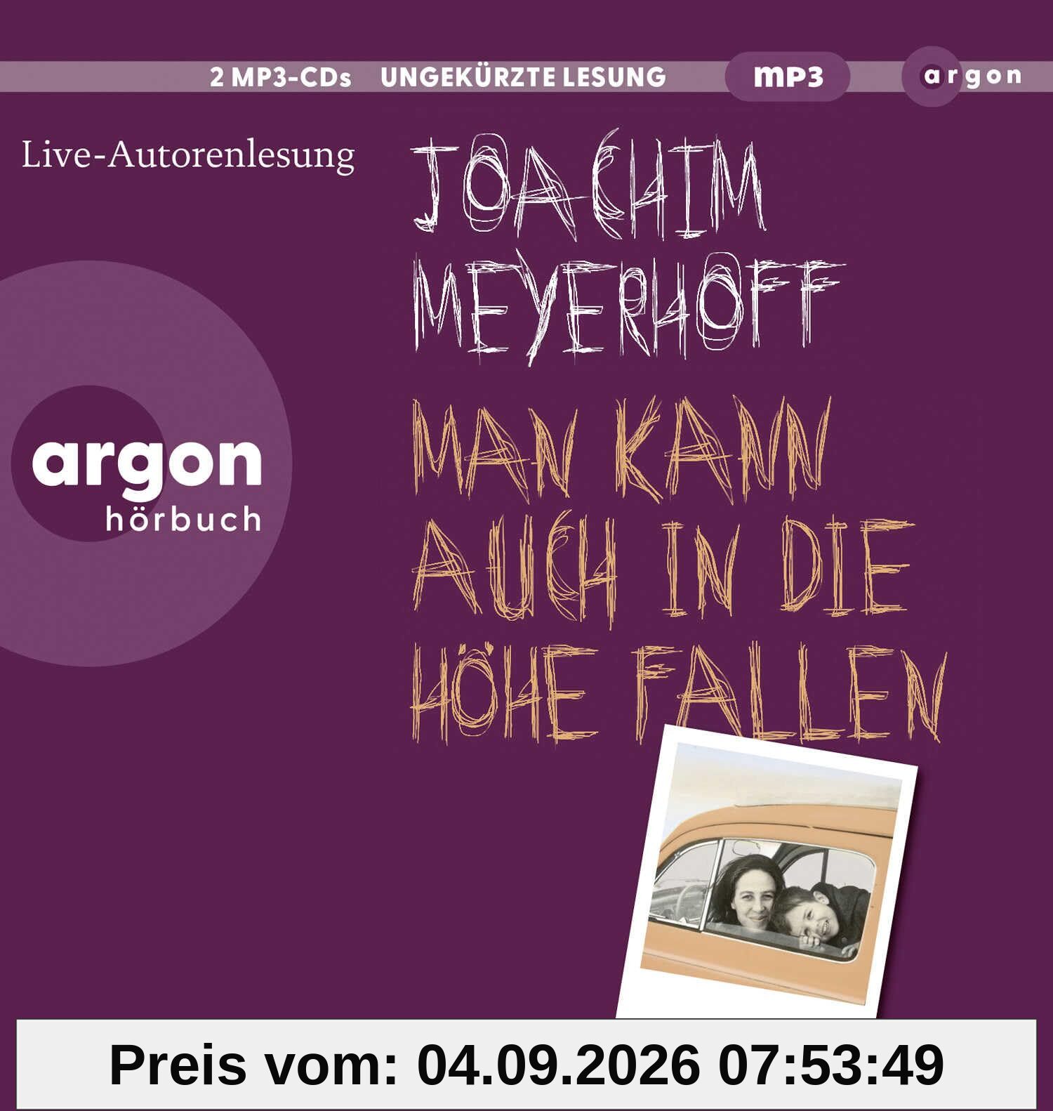 Man kann auch in die Höhe fallen: Roman | Ungekürzte Live-Lesung in der Berliner Schaubühne