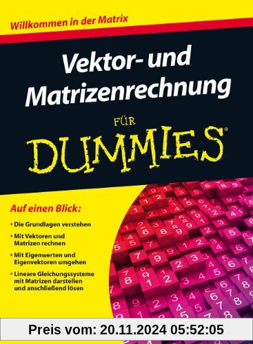 Vektor- und Matrizenrechnung für Dummies (Fur Dummies)