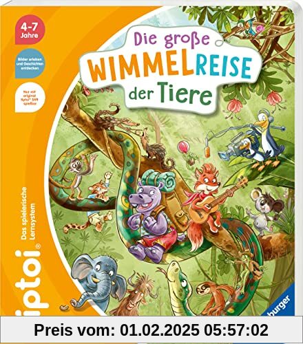 tiptoi® Die große Wimmelreise der Tiere