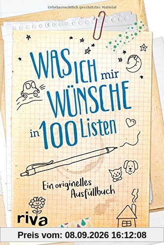 Was ich mir wünsche in 100 Listen: Ein originelles Ausfüllbuch