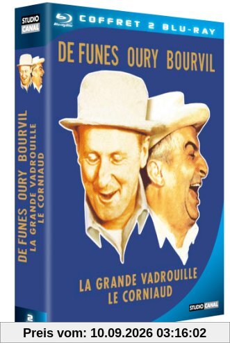 La grande vadrouille + Le corniaud - Coffret Bourvil/De Funès/Oury [Blu-ray] [FR Import]