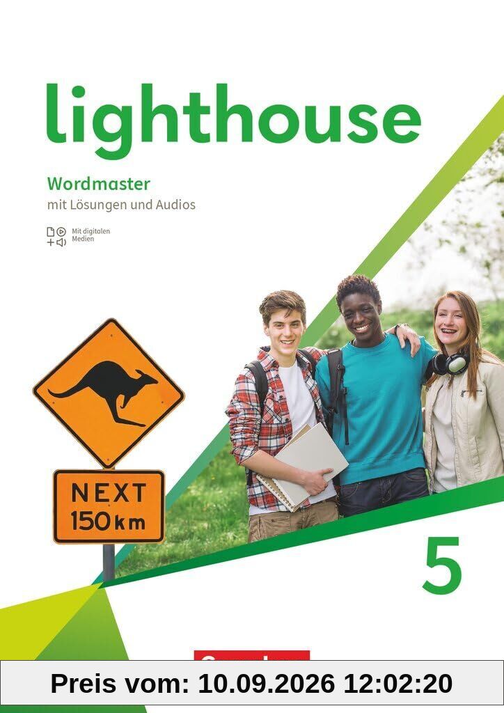 Lighthouse Band 5: 9. Schuljahr - General Edition - Wordmaster mit Lösungen und Audios