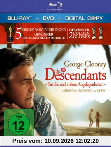 The Descendants - Familie und andere Angelegenheiten (+ DVD + Digital Copy) [Blu-ray]