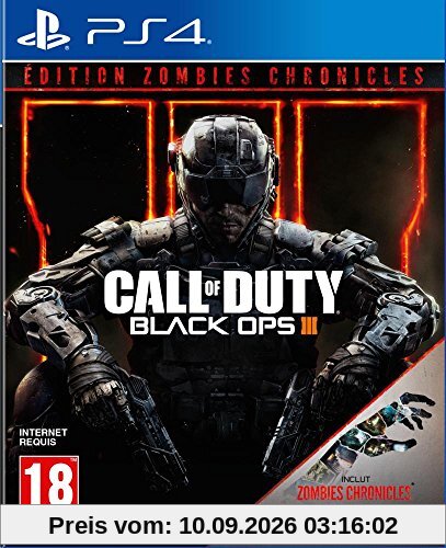 Call of DUTY Black Ops III Zombies Chronicles Jeu PS4