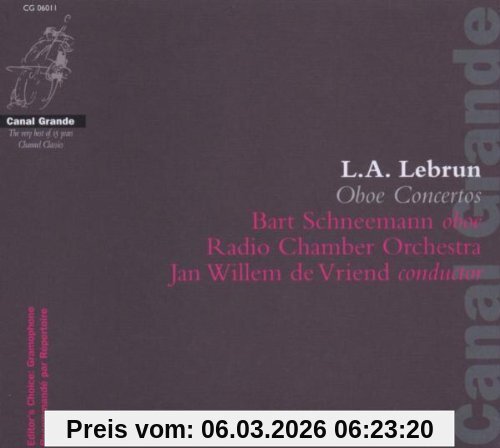 Bart Schneemann Oboe Concertos