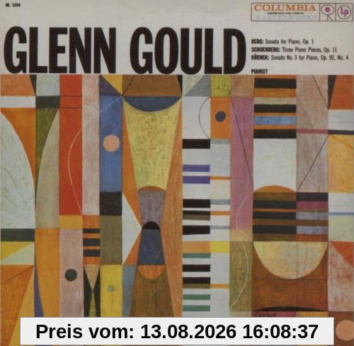 Glenn Gould Jubilee Edition: Berg Klaviersonate Nr. 1, Schönberg Drei Klavierstücke
