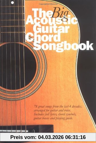 Various Big Acoustic Guitar Chord Songbook