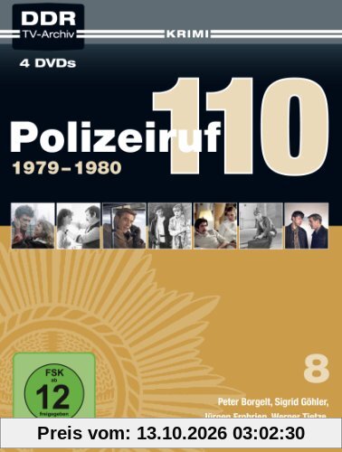 Polizeiruf 110 Box 8: 1979-1980 (DDR TV-Archiv) [4 DVDs]