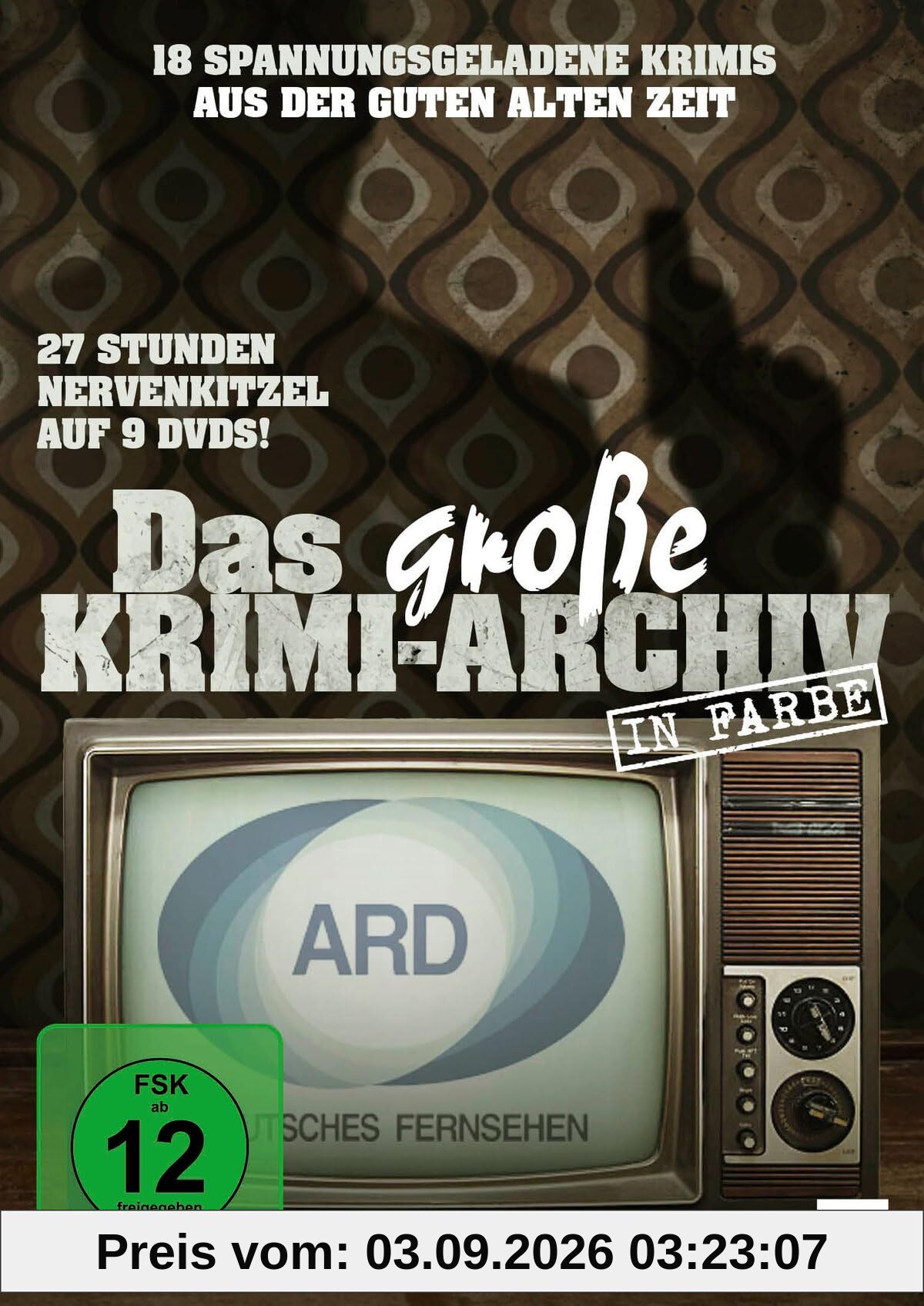 Das große Krimi-Archiv, Vol. 2 / Weitere 18 spannungsgeladene Krimi-Straßenfeger [9 DVDs]