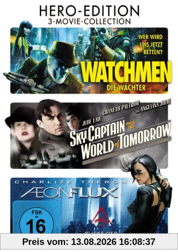 Aeon Flux / Sky Captain And The World Of Tomorrow / Watchmen - Die Wächter [3 DVDs]
