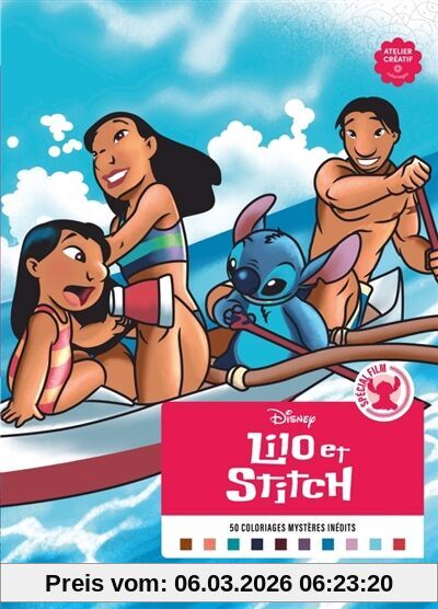 unbekannt Coloriages Mystères Spécial Film , Lilo & Stitch