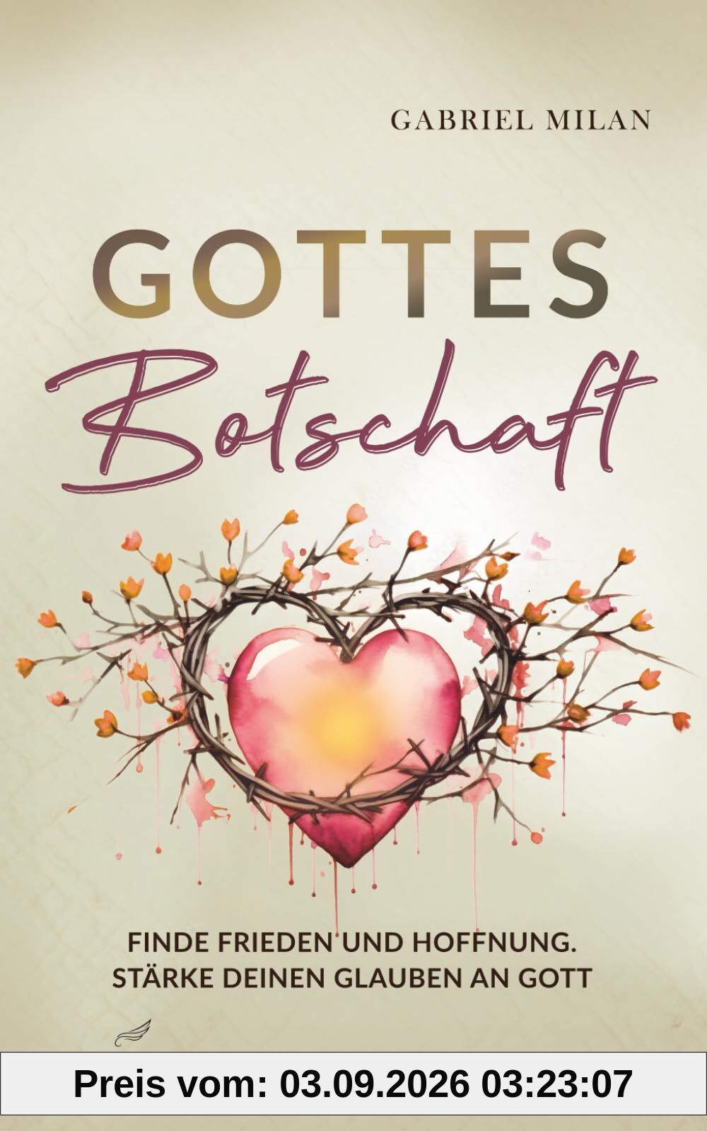 Gottes Botschaft: Begegnungen mit Herrn I Finde Frieden und Hoffnung I Stärke deinen Glauben an Gott I Texte, Gedichte und Weisheiten I Christ I Jesus Christus ( christliche Bücher)