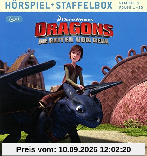 Dragons - Die Reiter von Berk - Das Original-Hörspiel zur TV-Serie - Die komplette 1. Staffel - mp3-CD