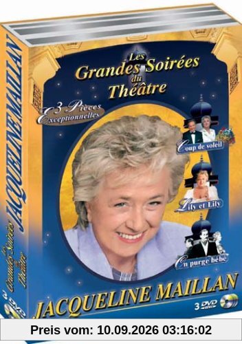 Coffret théâtre Jacqueline Maillan, vol.1 : Coup de soleil / Lily et Lily / On purge bébé