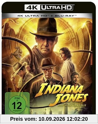 Indiana Jones und das Rad des Schicksals (4K Ultra HD) (+ Blu-ray)