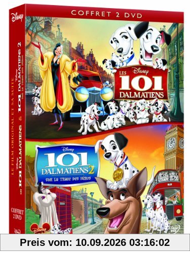 Coffret : les 101 dalmatiens ; 101 dalmatiens 2 sur la trace des heros [FR Import]