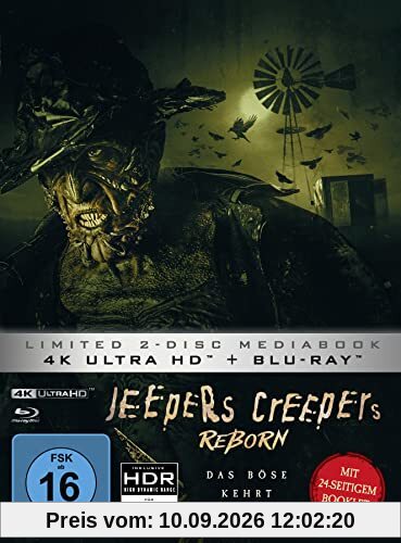 Jeepers Creepers: Reborn LTD. - 4K UHD 2-Disc-Mediabook mit 24-seitigem Booklet [Blu-ray] (exklusiv bei Amazon)