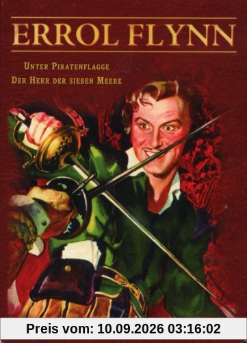 Errol Flynn : Unter Piratenflagge - Der Herr der sieben Meere - 2 DVD Box