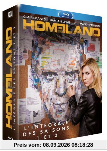 Coffret homeland, saisons 1 et 2 [Blu-ray] [FR Import]