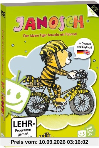Der kleine Tiger braucht ein Fahrrad - Bilderbuch-DVD