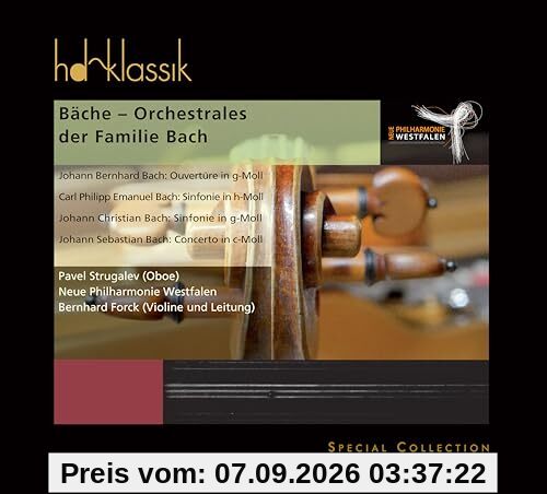 Bäche - Orchestrales der Familie Bach