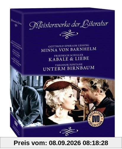 Meisterwerke der Literatur: Minna von Barnhelm / Kabale & Liebe / Unterm Birnbaum (3 DVDs)
