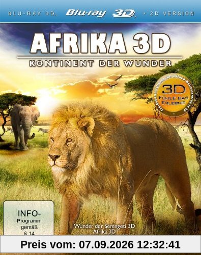 Afrika - Kontinent der Wunder (3 Disc Set) [3D Blu-ray]