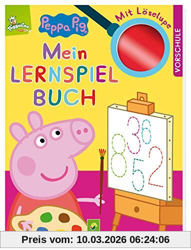 unbekannt Peppa Pig Mein Lernspielbuch, Mit Löselupe