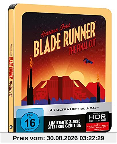 Blade Runner: Final Cut - 4K UHD - Steelbook [Blu-ray]