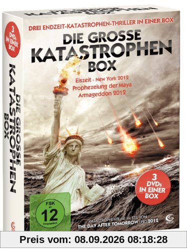 Die große Katastrophenbox - Boxset mit 3 Filmen: Eiszeit - New York 2012, Prophezeiung der Maya, Armageddon 2012 (3 DVDs)