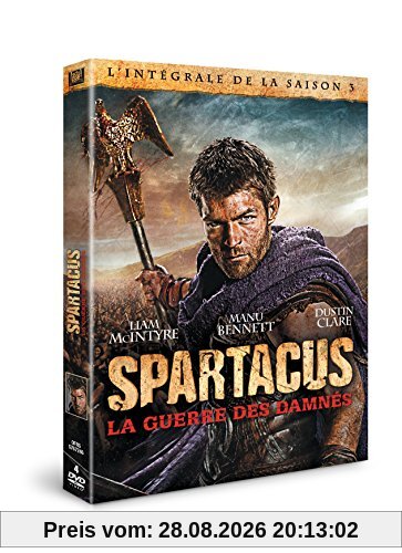 Coffret spartacus, saison 3 : la guerre des damnés [FR Import]