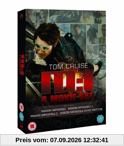 Mission Impossible: Quadrilogy (1-4 Box Set) [DVD] (UK-Import)
