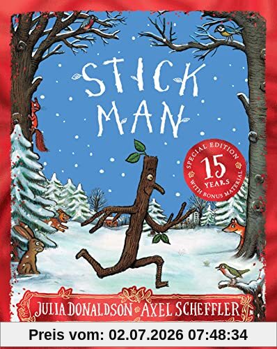 Julia Donaldson Stick Man 15th Anniversary Edition